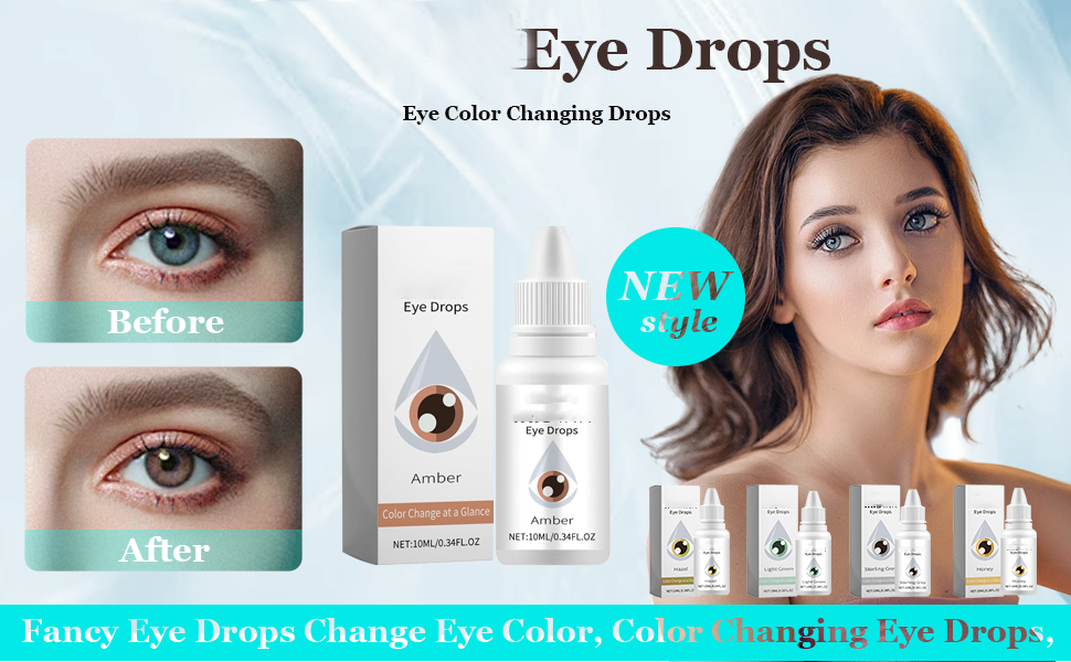fokesty Eye Color Changing Drops, Fancy Eye Drops Change Eye Color, Color Changing
