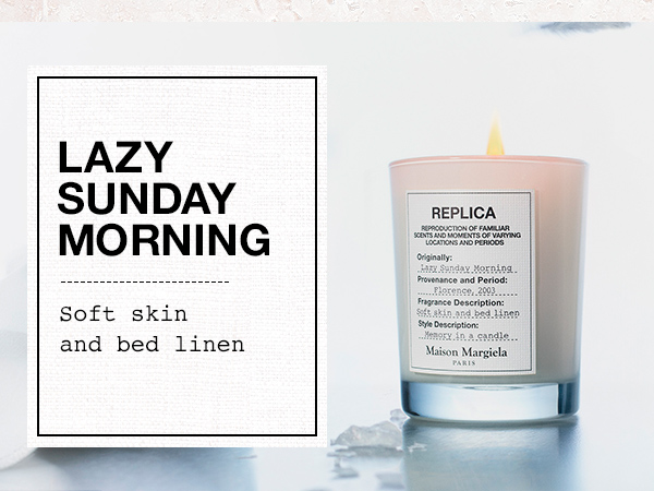 マルジェラ REPLICA Lazy Sunday Morning キャンドル REPLICA Lazy Sunday Morning Scented Candle| Maison Margiela