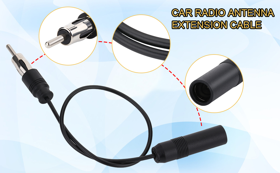 BLTIATLE Car Radio Antenna Extension Cable 10 FT Car