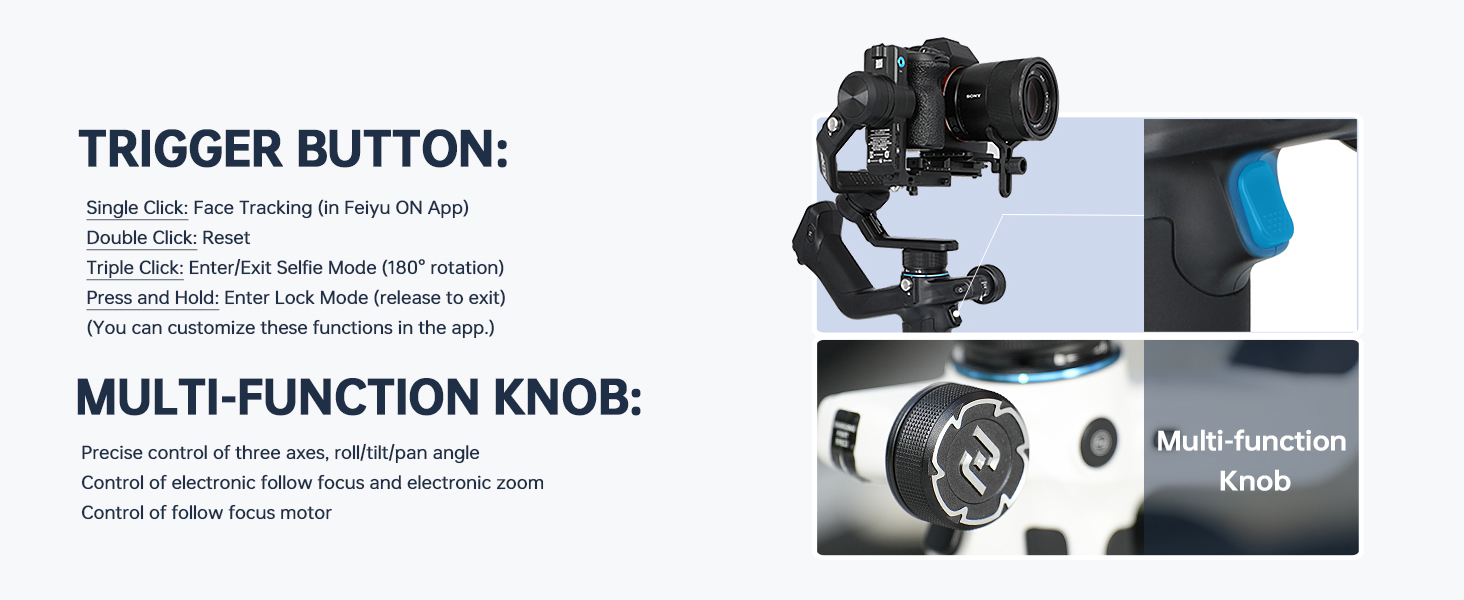 SCORP Mini 2 Camera Gimbal with Multi-function Knob