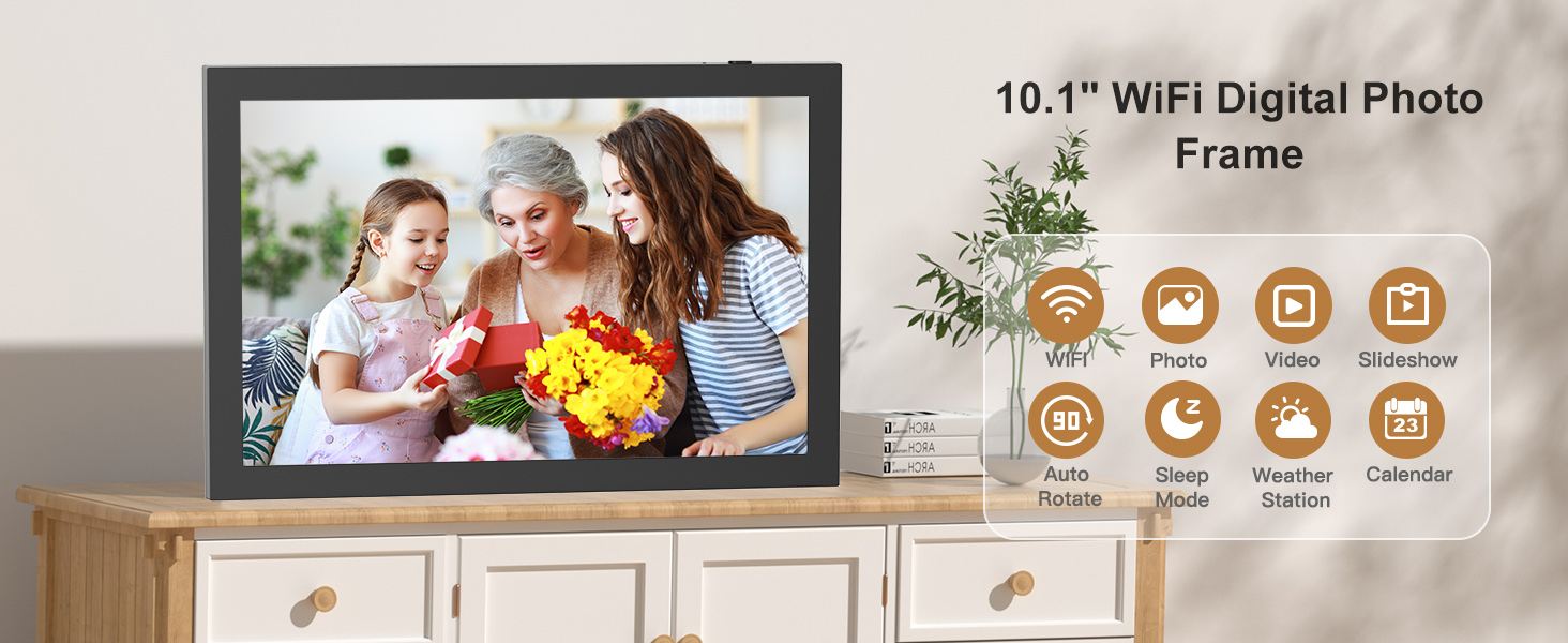10.1 inch digital picture frame
