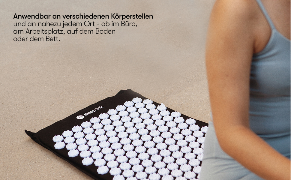 anwendung boden rücken matte akupressur shakti bett füße büro druckpunkte