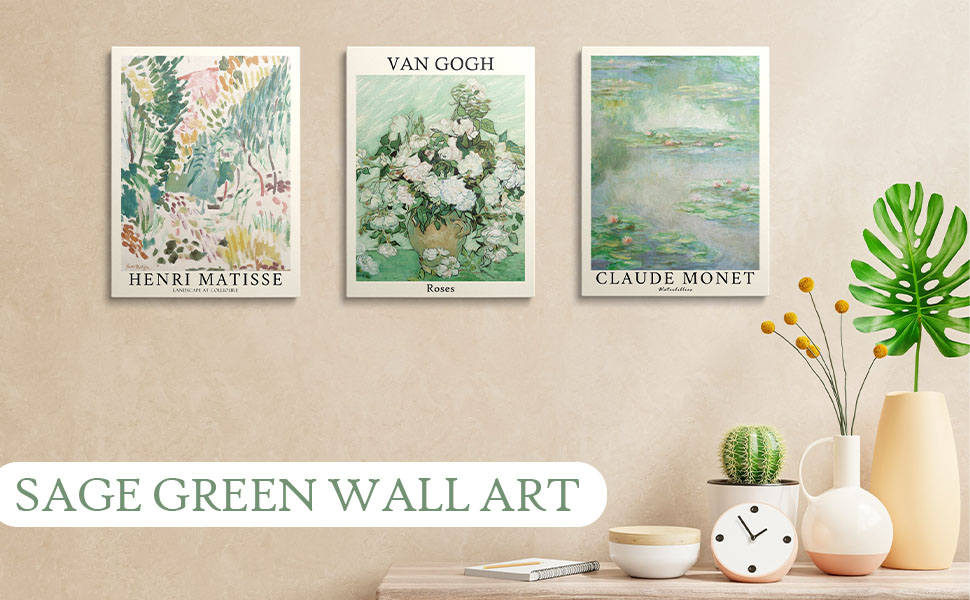 Matisse Wall Art Framed Van Gogh Prints Monet Wall Decor 