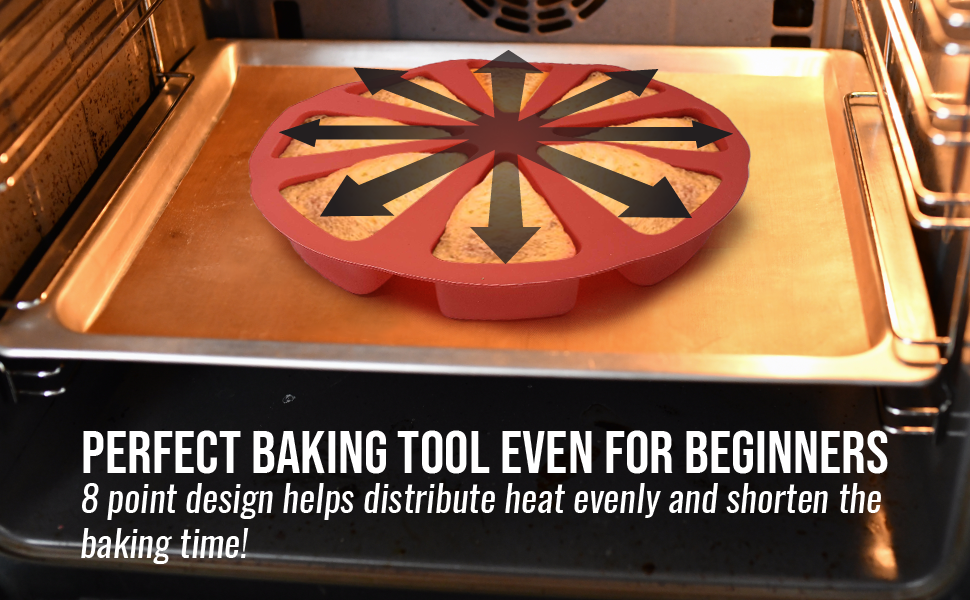 Kitchen Discovery Silicone Scone and Cake Slice Mould