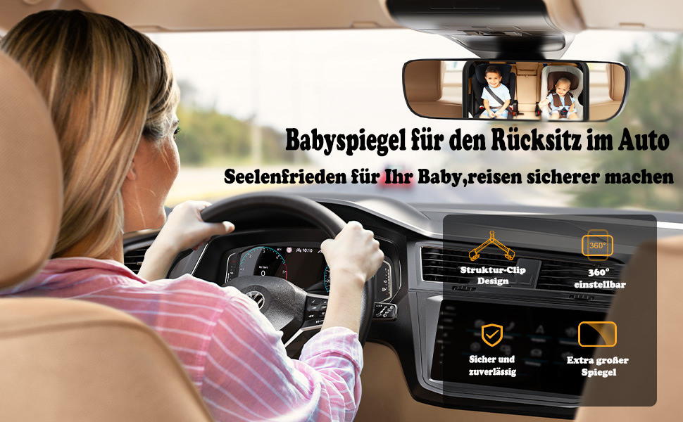 spiegel auto baby rückbank