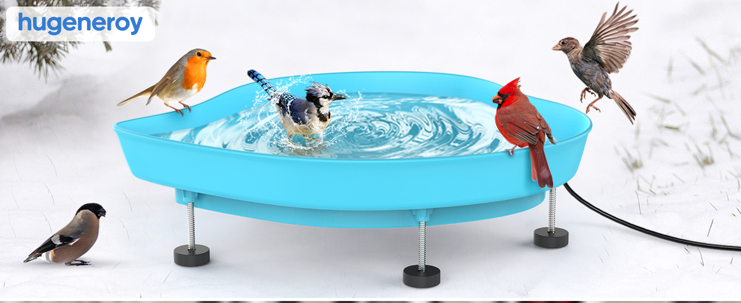 heated bird baths