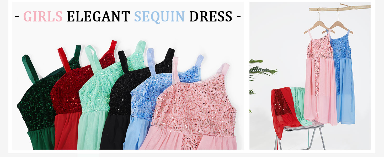 Girls Sequin Dresses