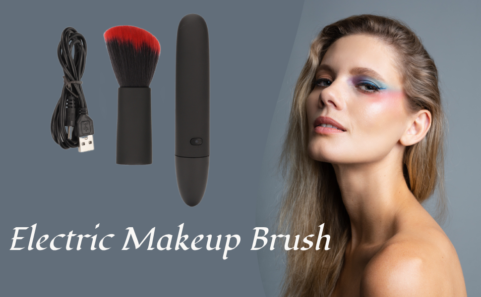Electric Makeup Brush,ANGGREK 10 Speeds Rechargeable Adjustable
