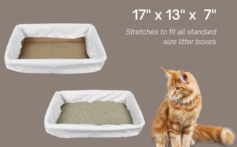 Purrfect Pouch Sift n Toss Disposable Cat Litter Box Liners
