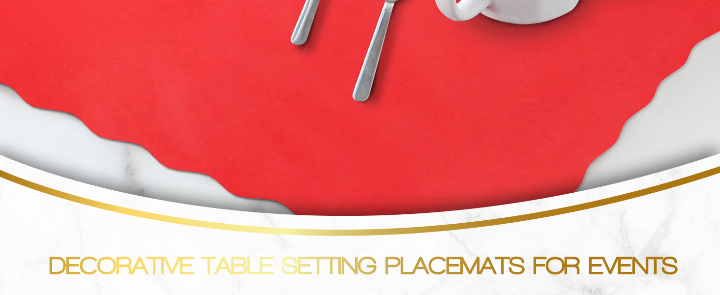 decorative table setting placemats