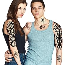 realist temporary tattoo