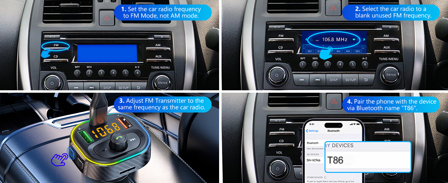 bluetooth car adapter usb c