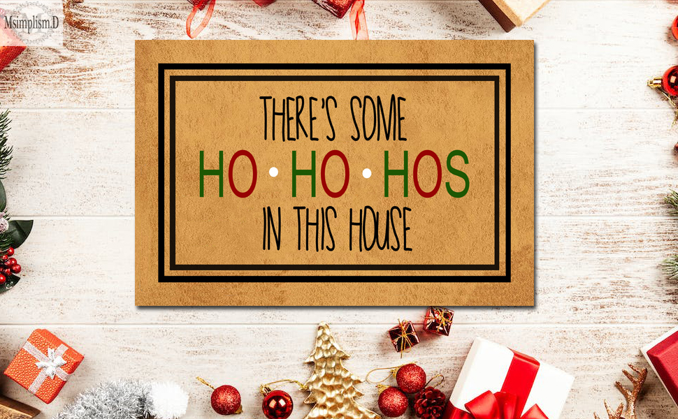 Msimplism.D Funny Doormat for Indoor Outdoor Audacity