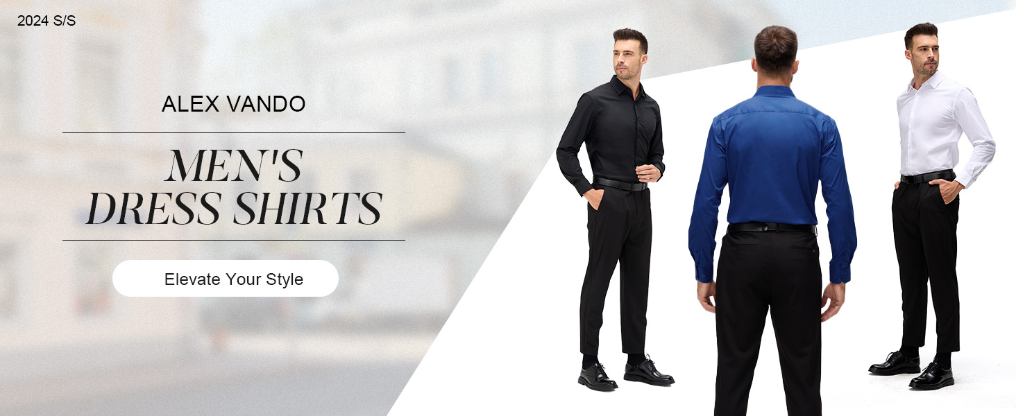 MEN'S DRESS SHIRTS LONG SLEEVES