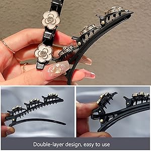 Satin Fabric Hair Clips