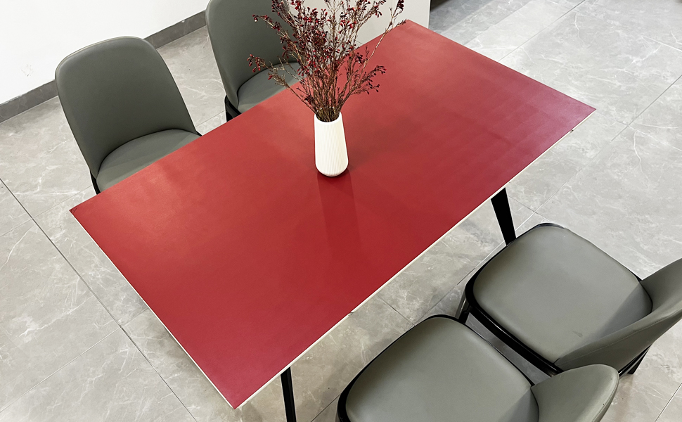 Zinkooat Leather Table Cover,1.8mm Thick,24x48 Inch Desk