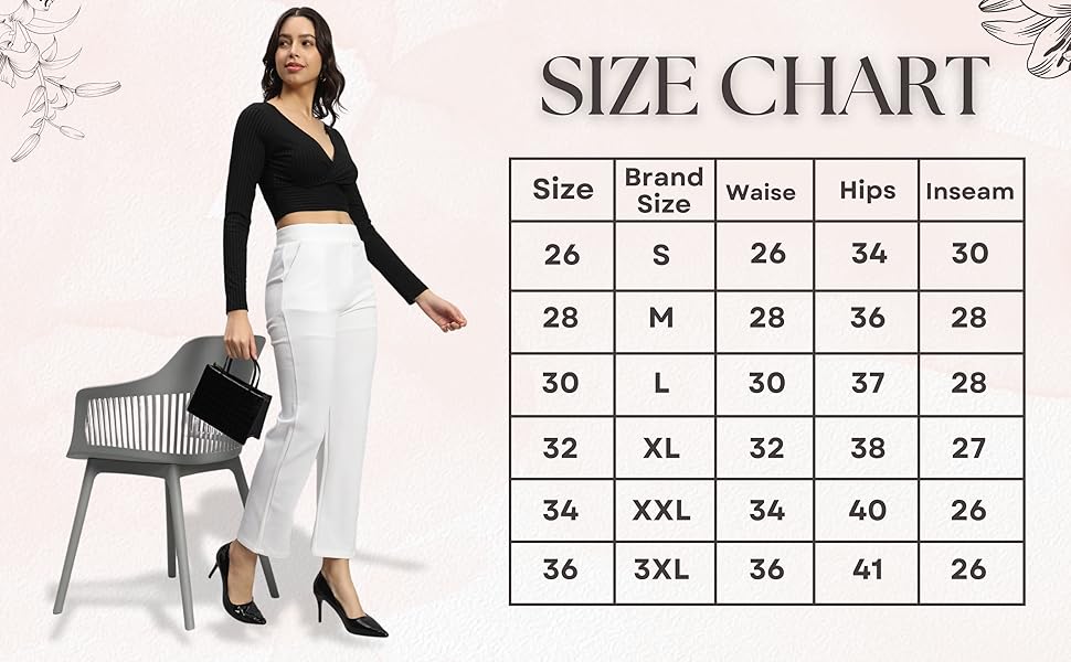 white trouser for women