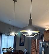 Vintage Metal Cage Barn Ceiling Pendant Hanging Light