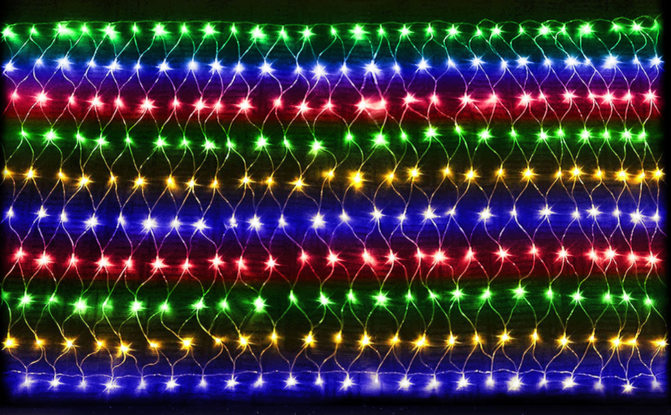Christmas Net Lights Outdoor Decorations, 360LED 13FT x 6