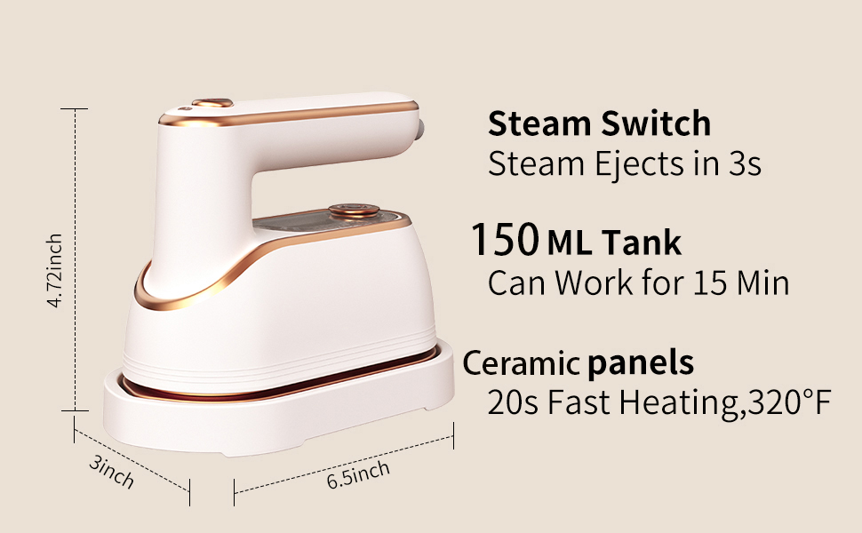mini travel steamer iron portanle steamer for clothes small travel steamer