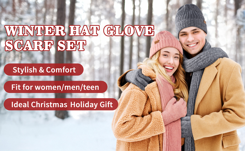 hat scarf gloves set
