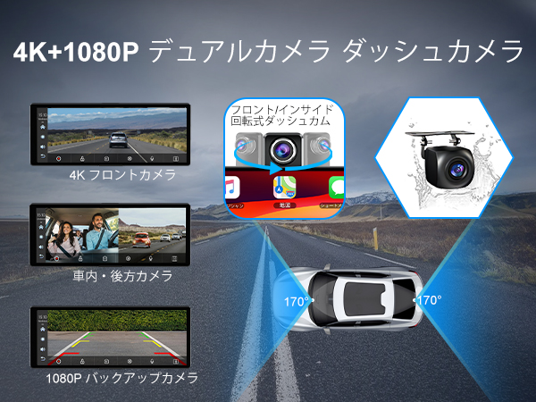 Amazon.co.jp: ディスプレイオーディオ 4Kフロントカメラ と