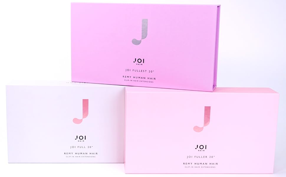 ClipIn Hair Extension Set by Joi Hair, Clip Sewn Machine