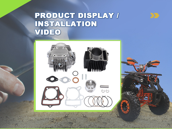 ごーごーまる Amazon | GOOFIT シリンダーヘッド ピストンとガスケット付き