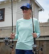 Guy Harvey Women's Long Sleeve Performance Sun Protection Shirt UPF 50+
