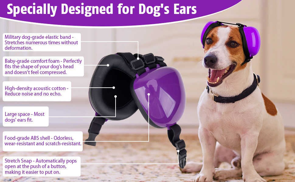Famikako Dog Ear Muffs for Noise Protection, Noise
