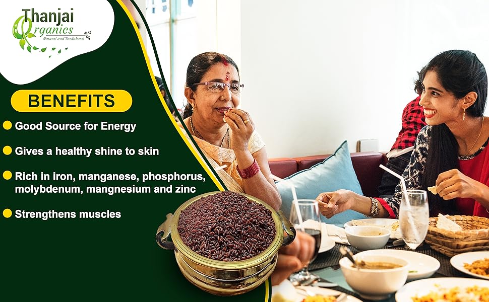 Thanjai Organics Navara Rice 10 Kg Traditional Ayurvedic Hand Pound