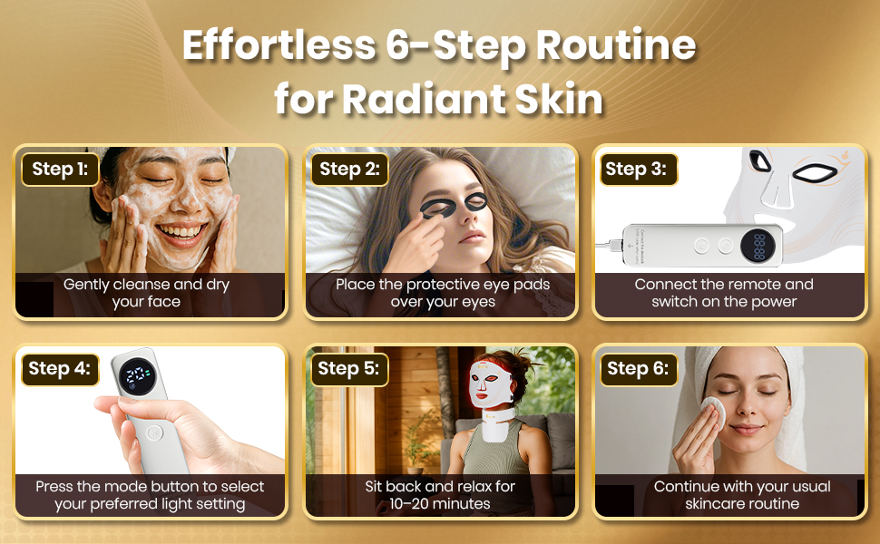 red light therapy mask