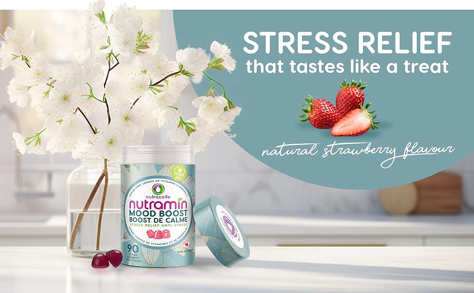 NUTRAMIN Mood Boost Stress Relief Multivitamin Gummy SugarFree
