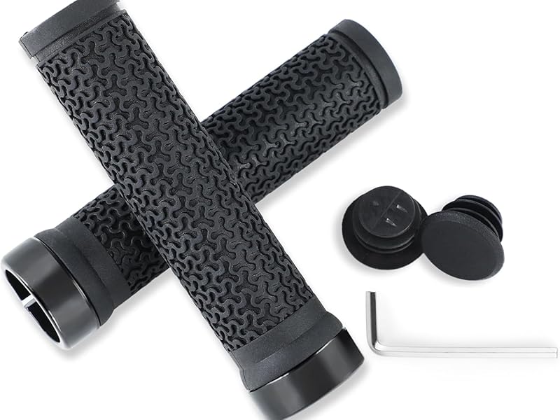 Ride Strong with Dual-Lock Grips