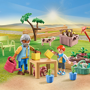 PLAYMOBIL Country 71443 Idyllischer Gemüsegarten bei den Großeltern