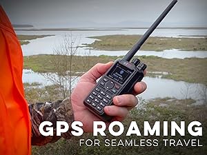 GPS roaming handheld radio: A radio showcasing GPS auto-switching for seamless signal travel use.