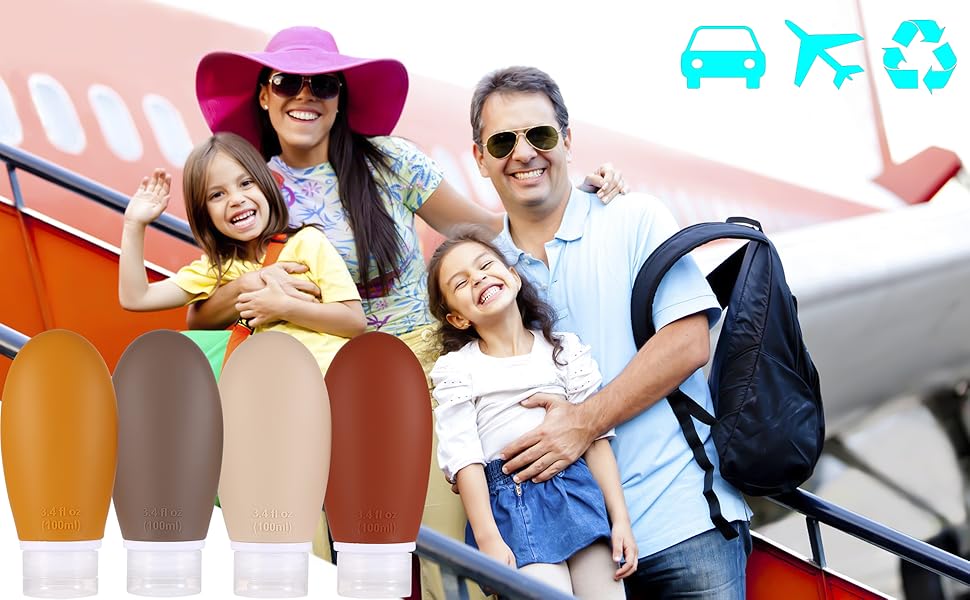 Silicone Travel Bottles
