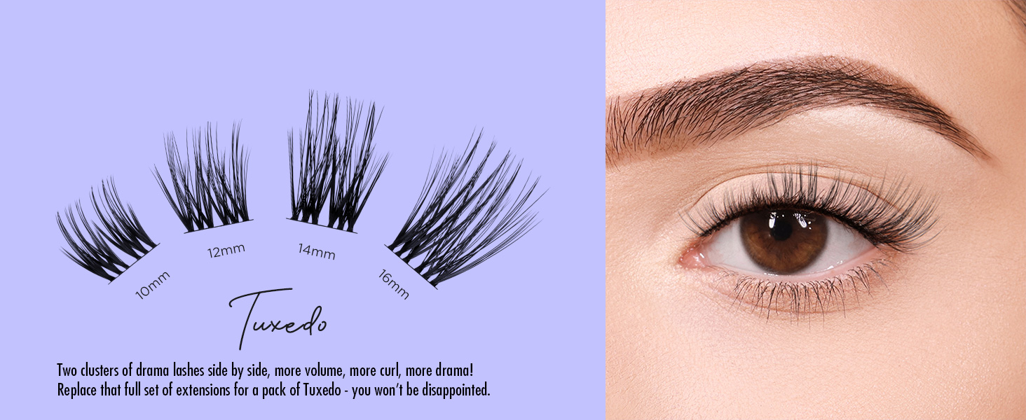 cluster lashes