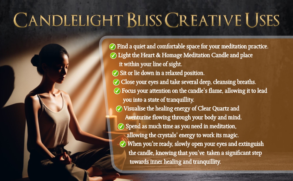 meditation healing yoga candle scented for men women