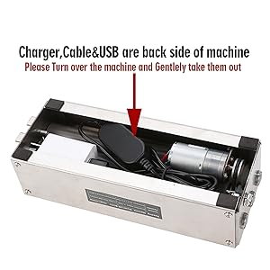 USB cable connector back side