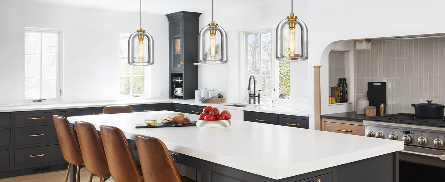 Modern crystal pendant light