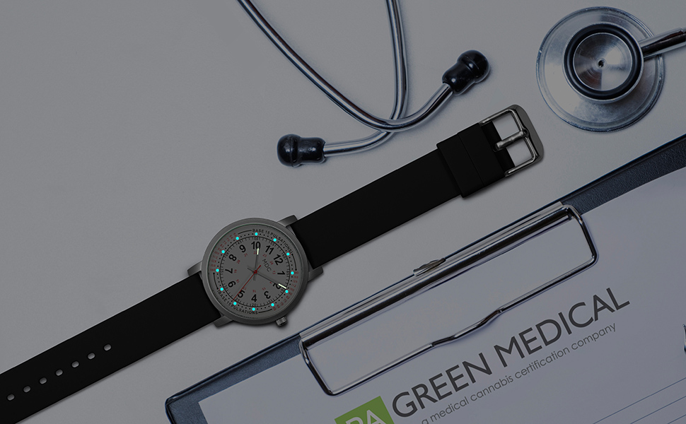 Nurse Watches for Women with Sweeping Second Hand
