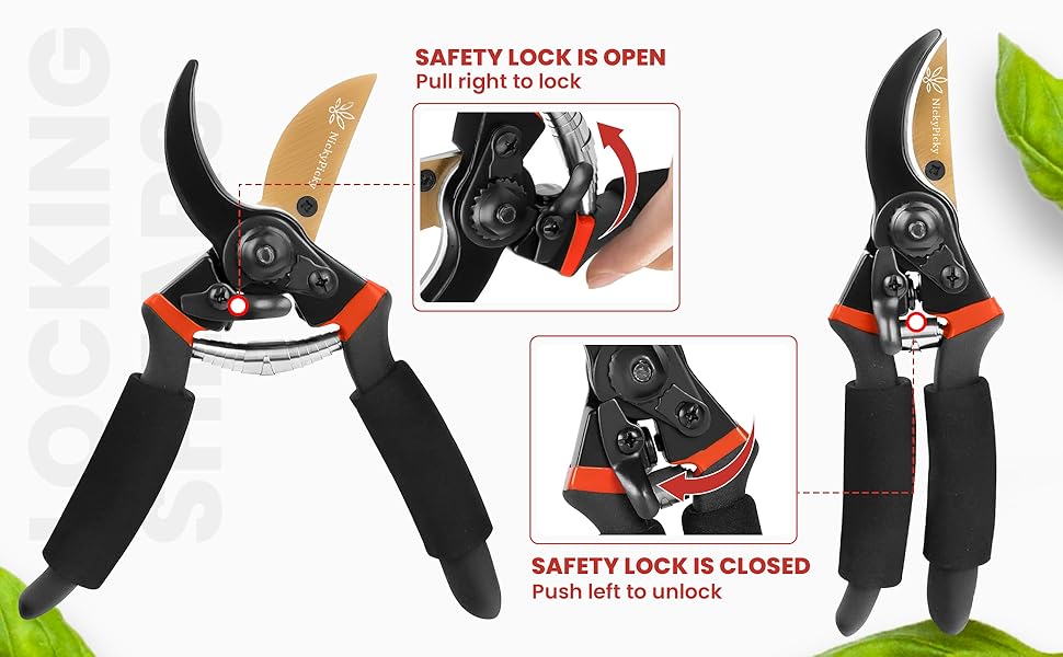 Gardening secateurs ratchet cutters clippers pruners for gardening cortadores podadoras