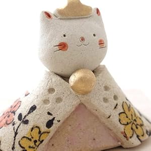 猫のお雛様　ねこ陶雛【大】立ち雛　♡m(=✧ω✧=)m♡ お雛様とねこ2023。-Hina Dolls and Cats 2023.-（動画） | 私信