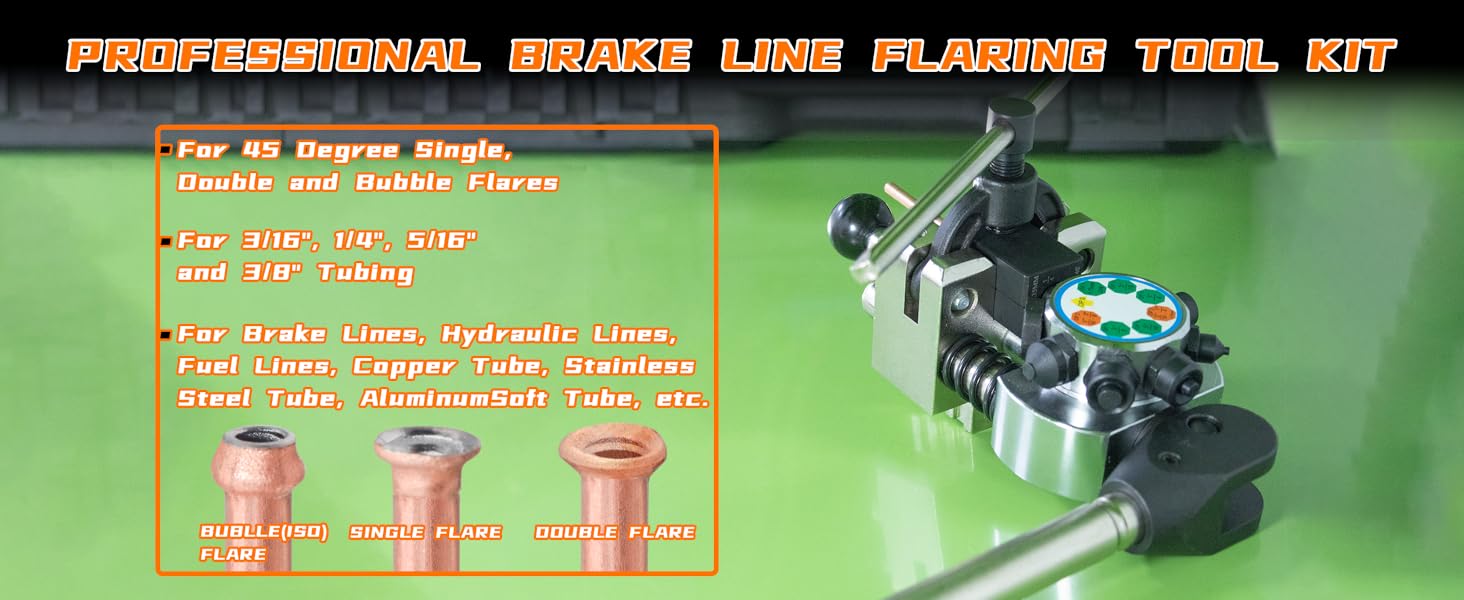 Brake Line Flaring Tool Kit