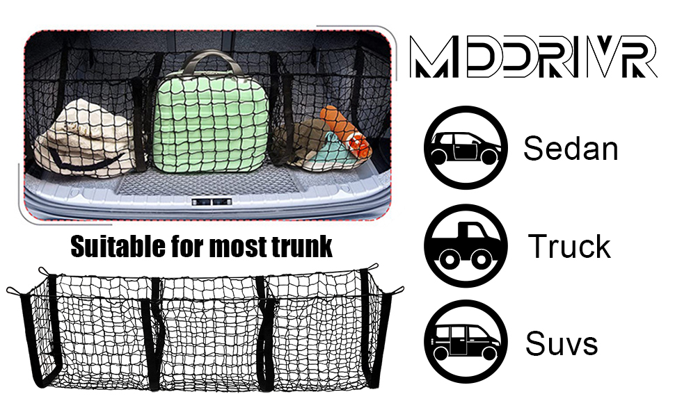 Truck Bed Divider Storage Net