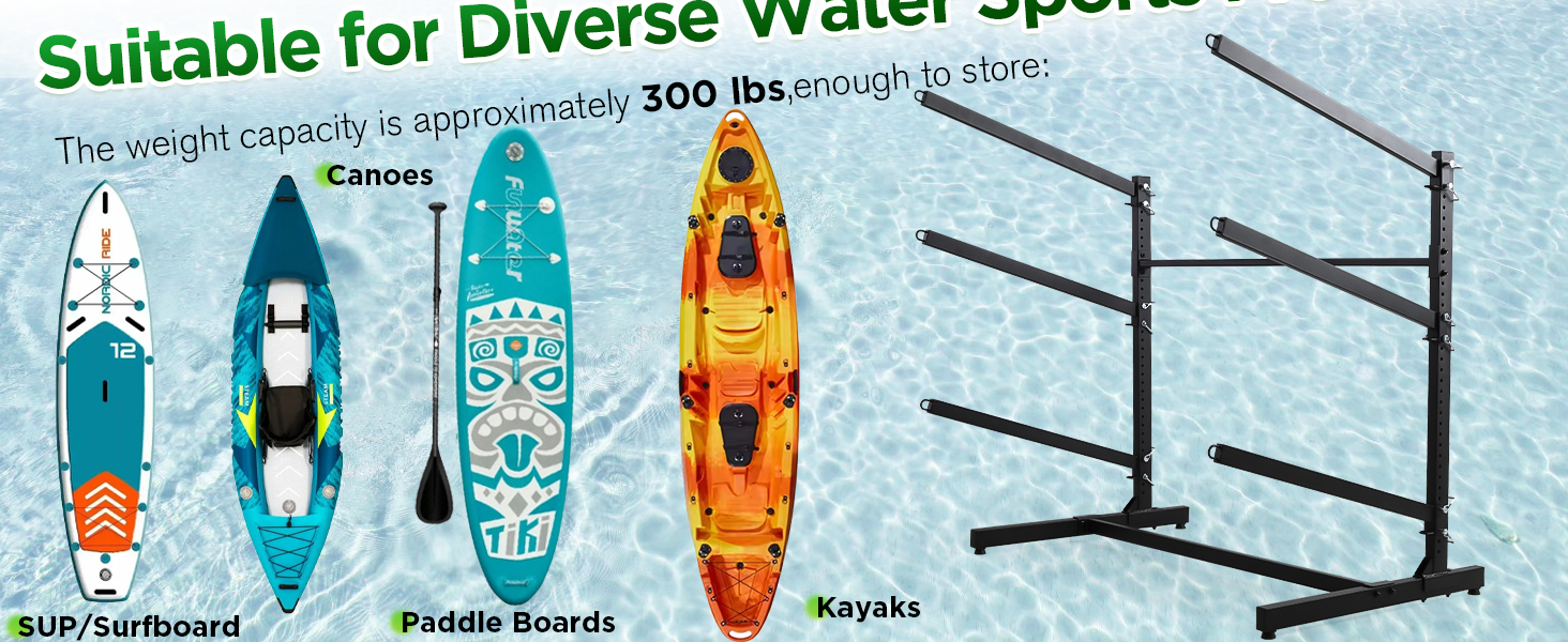 outdoor kayak rack