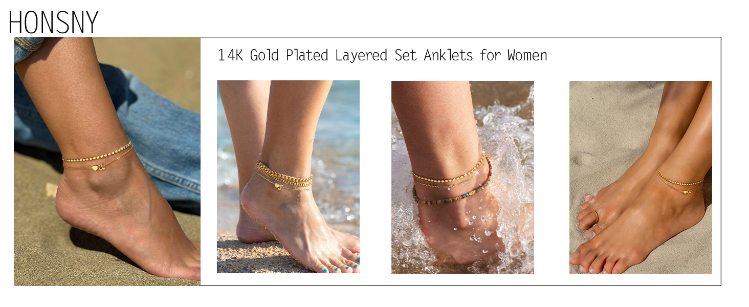 Ankle bracelet for women
