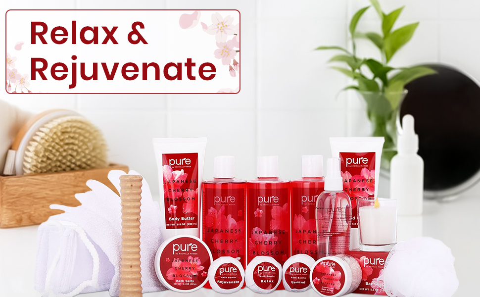 relax and rejuvinate bath basket