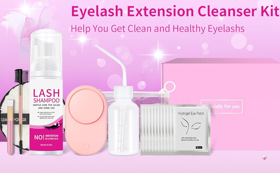 Eyelash Extension Cleanser Kit